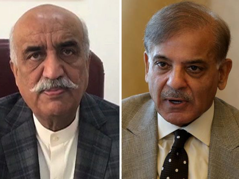 khursheed shah and shehbaz sharif