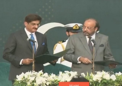 murad ali shah sworn in as sindh cm