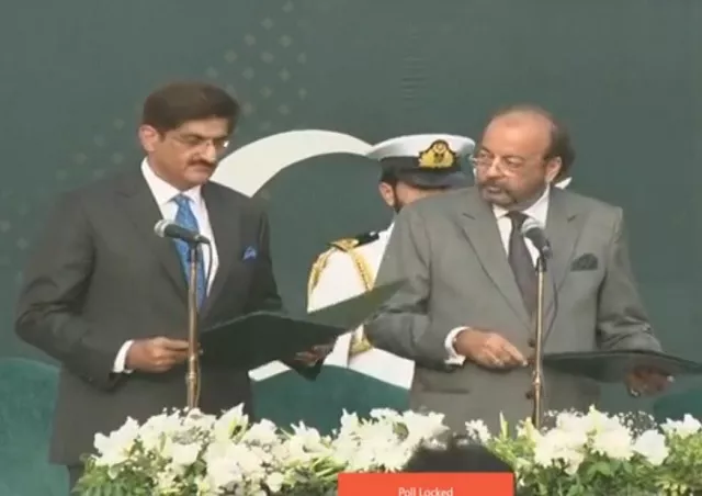 murad was elected as the cm on thursday by the sindh assembly bagging 97 votes screengrab murad was elected as the cm on thursday by the sindh assembly bagging 97 votes screengrab