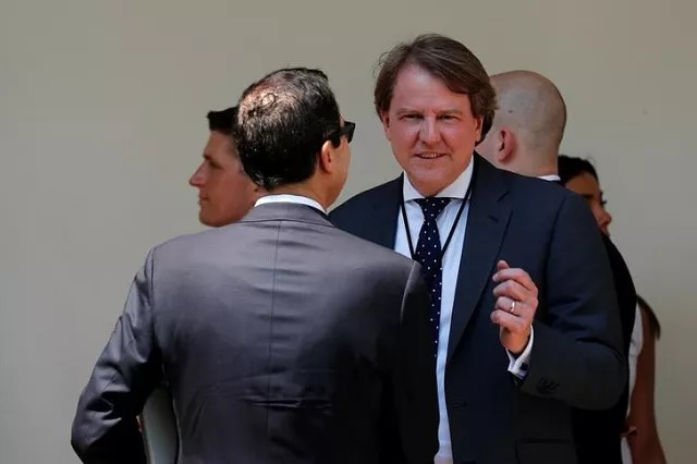 white house counsel don mcgahn attends u s president donald trump 039 s remarks about prescription drug prices at the white house in washington u s may 11 2018 photo reuters white house counsel don mcgahn attends u s president donald trump 039 s remarks about prescription drug prices at the white house in washington u s may 11 2018 photo reuters