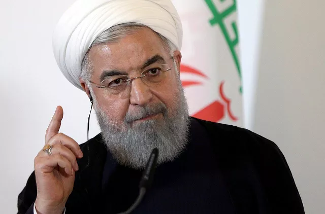iran 039 s president hassan rouhani attends a news conference at the chancellery in vienna austria july 4 2018 photo reuters iran 039 s president hassan rouhani attends a news conference at the chancellery in vienna austria july 4 2018 photo reuters