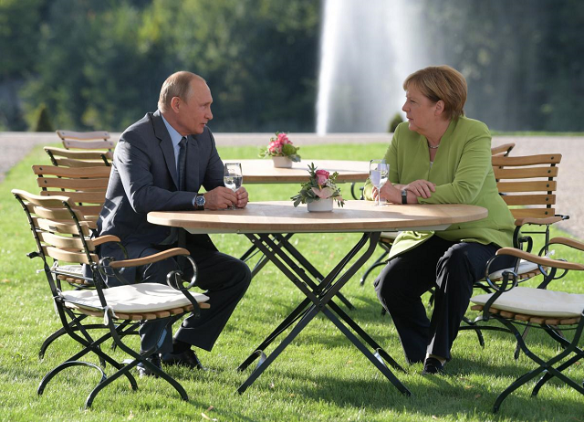 chancellor angela merkel and president vladimir putin photo reuters