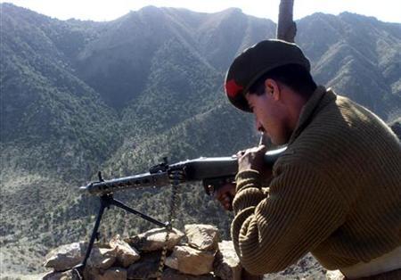 representational image of a pakistani soldier manning a machine gun photo reuters