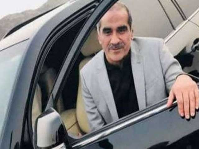 the former federal railways minister was stopped by the motorway police at the rawal toll plaza near lahore photo express
