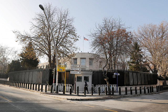 general view of the us embassy in ankara turkey december 20 2016 photo reuters