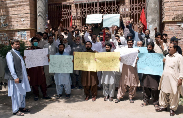if our salaries are not paid before eid we will set up a camp outside the qpc and protest on a daily basis protesters say photo express if our salaries are not paid before eid we will set up a camp outside the qpc and protest on a daily basis protesters say photo express