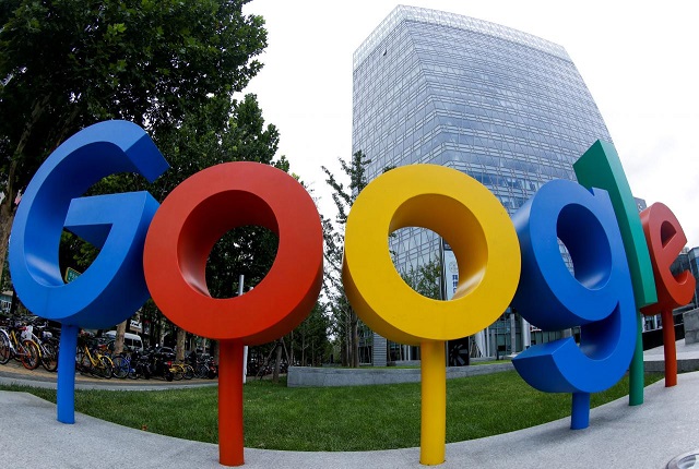 file photo the brand logo of alphabet inc 039 s google is seen outside its office in beijing china august 8 2018 photo reuters