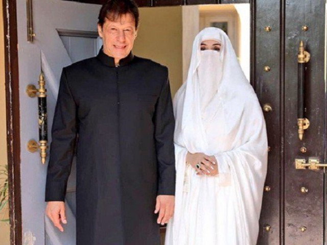 prime minister imran khan with the first lady bushra maneka photo online file