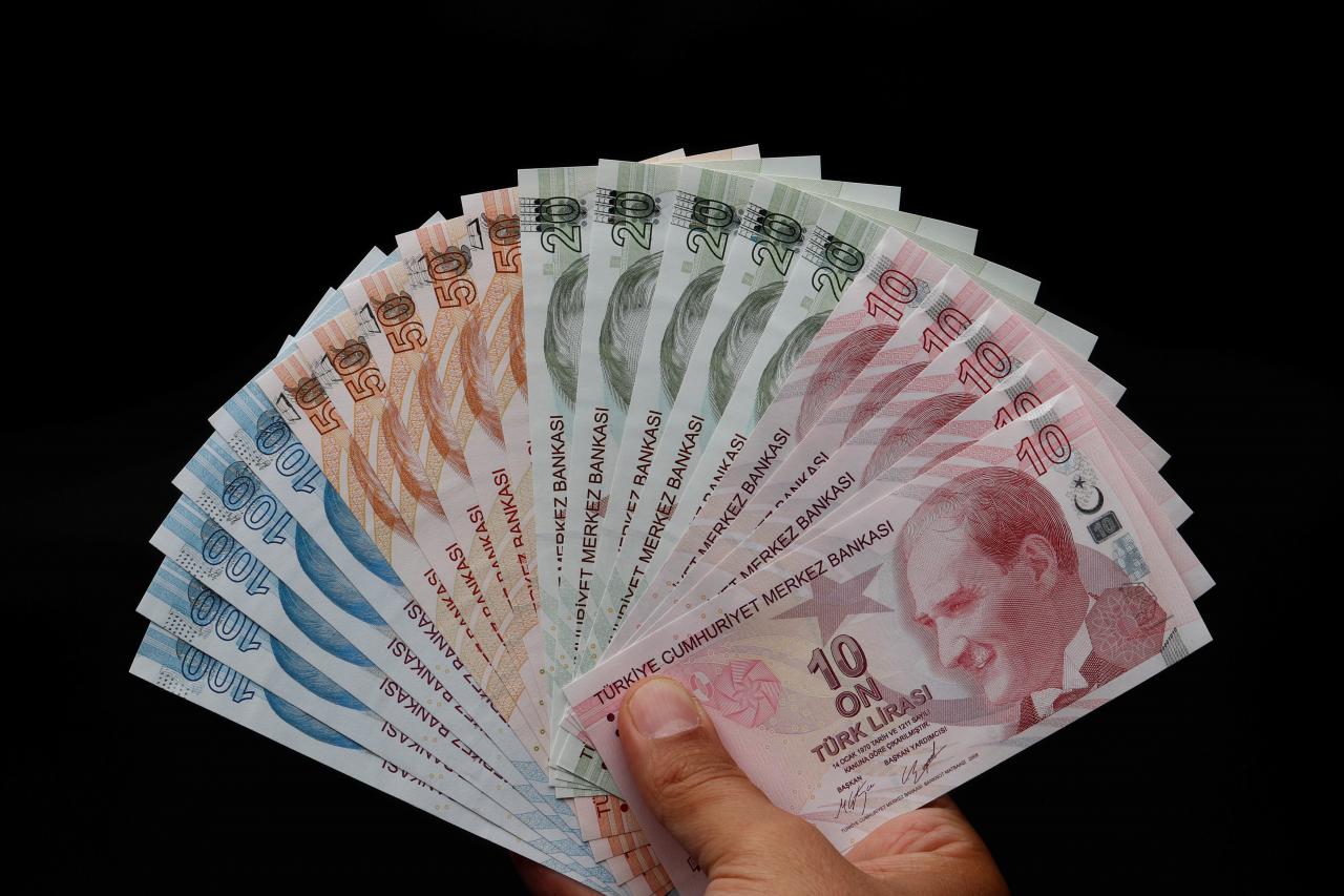 turkish lira banknotes are seen in this picture illustration photo reuters