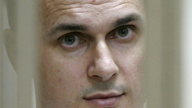 sentsov a 42 year old kremlin opponent was arrested in crimea after moscow 039 s 2014 annexation photo afp