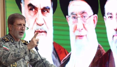 iran s army commander in chief major general amir hatami addresses a meeting to honor journalists in tehran on august 16 2026 photo irna