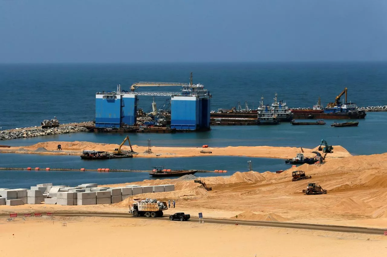 a general view of colombo port city construction site which is backed by chinese investment in colombo sri lanka august 23 2018 photo reuters a general view of colombo port city construction site which is backed by chinese investment in colombo sri lanka august 23 2018 photo reuters