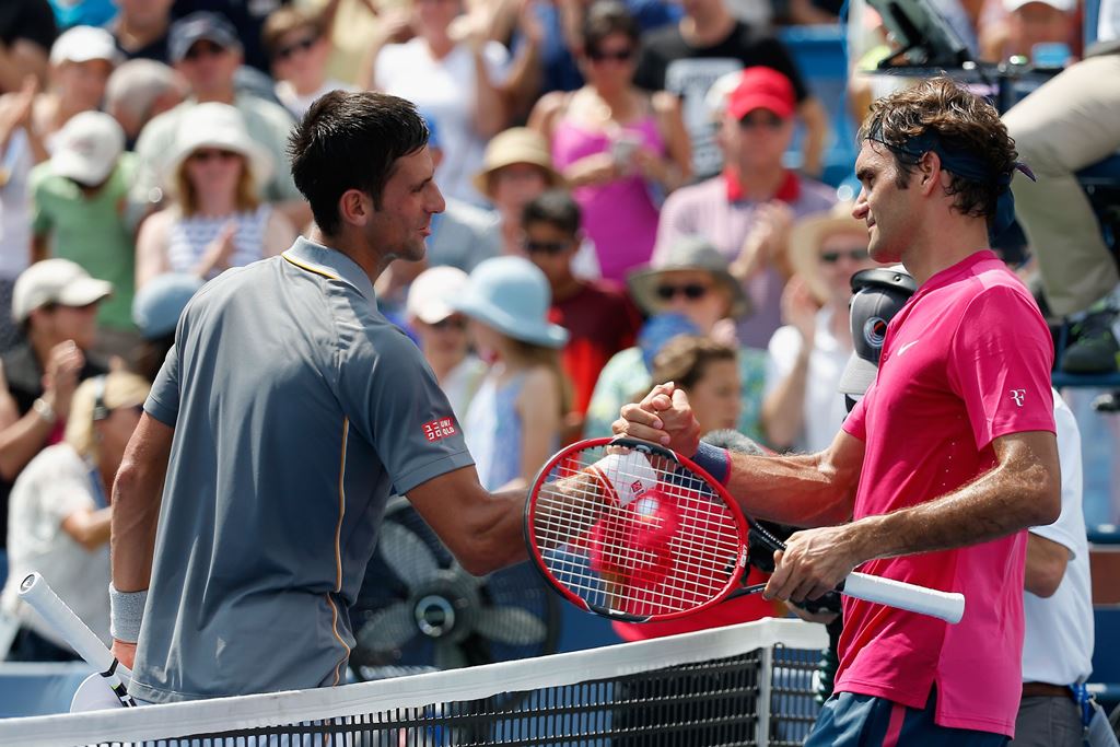 leading joker sixth seeded djokovic will be looking to add to his 24 22 overall head to head record against second seed federer in the last grand slam of the year photo afp