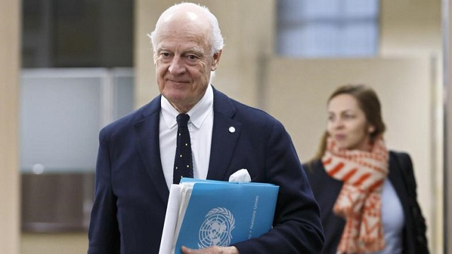 syria envoy staffan de mistura has been tasked with setting up a committee to write new constitution for country photo afp file