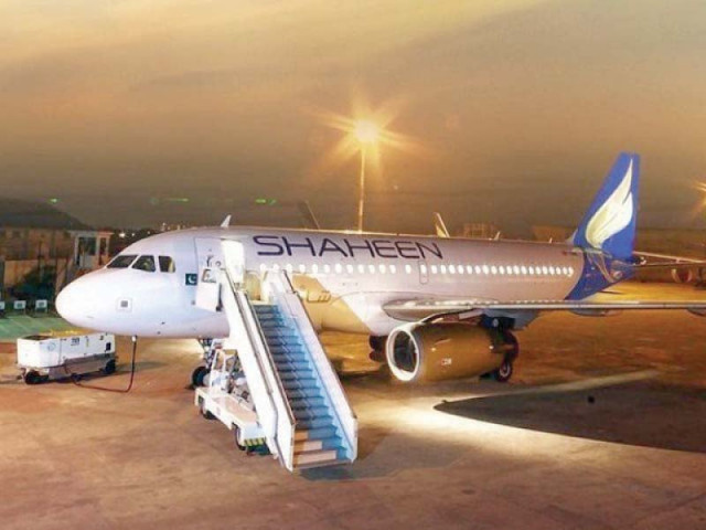 shaheen air which was once termed the second largest airline of the country due to its fleet of 16 aircraft now has only seven airplanes left photo file shaheen air which was once termed the second largest airline of the country due to its fleet of 16 aircraft now has only seven airplanes left photo file