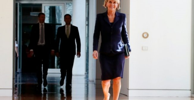 australian foreign minister julie bishop photo afp