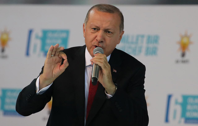 turkish president tayyip erdogan speaks during the sixth congress of the ruling ak party akp in ankara turkey august 18 2018 photo reuters