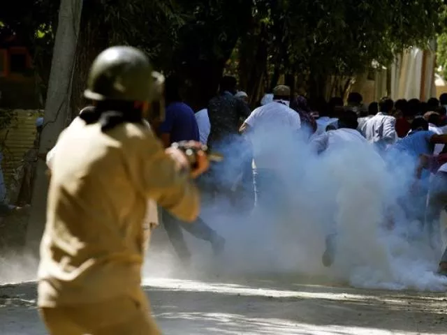 several people were injured as indian forces used pellet guns on protests against the onslaught on article 35 a photo reuters file several people were injured as indian forces used pellet guns on protests against the onslaught on article 35 a photo reuters file
