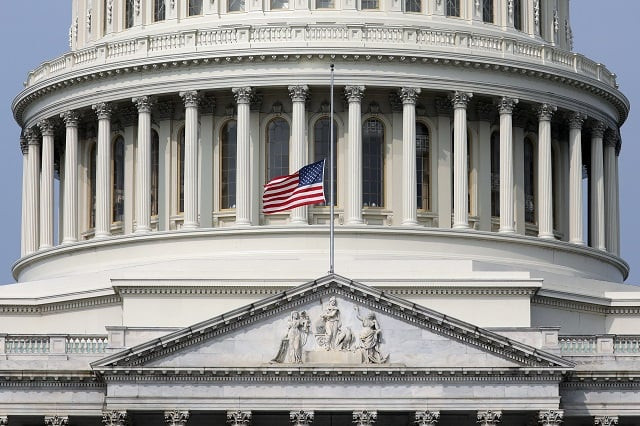 a us flag flies at half staff in honour of senator john mccain at the us capitol in washington august 27 2018 photo reuters