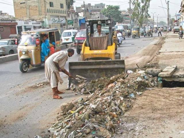 authorities maintained that machinery and workers are working in various localities to shift offal to dumping sites photo file