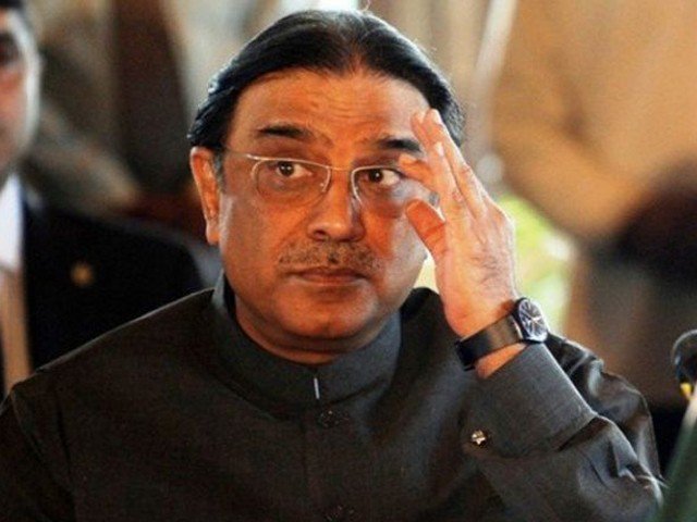 former president of pakistan asif ali zardari photo express file