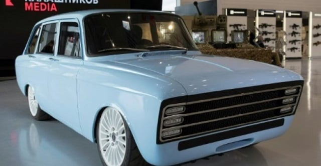 the prototype electric car called the cv 1 produced by russian arms maker kalashnikov which is seeking to diversify photo afp the prototype electric car called the cv 1 produced by russian arms maker kalashnikov which is seeking to diversify photo afp