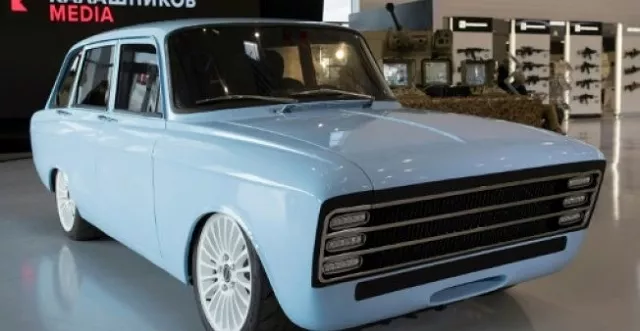 the prototype electric car called the cv 1 produced by russian arms maker kalashnikov which is seeking to diversify photo afp the prototype electric car called the cv 1 produced by russian arms maker kalashnikov which is seeking to diversify photo afp