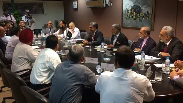 both sides locking heads in lahore for the pak india water talks photo express both sides locking heads in lahore for the pak india water talks photo express