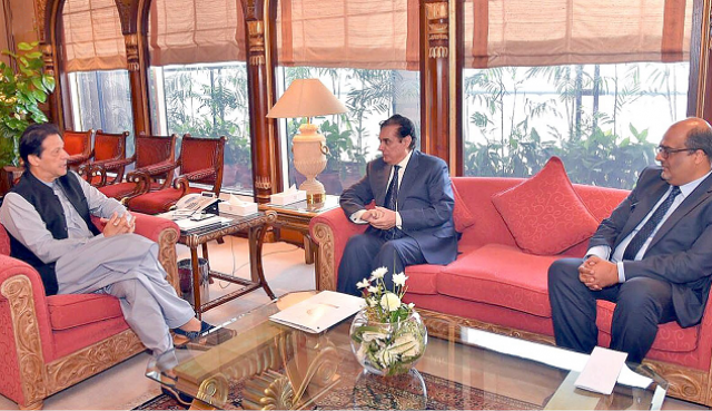 he expressed the views during his meeting with nab chairman justice retd javed iqbal who called on him photo inp he expressed the views during his meeting with nab chairman justice retd javed iqbal who called on him photo inp