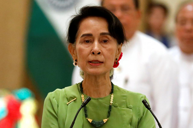 she should have stepped down as the leader of the country given the situation says outgoing un rights chief photo reuters