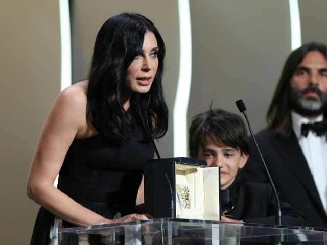 lebanese director and actress nadine labaki l who won the jury prize at the cannes film festival will present her award winning film quot capharnaum quot at the london festival which is championing female directors this year photo afp