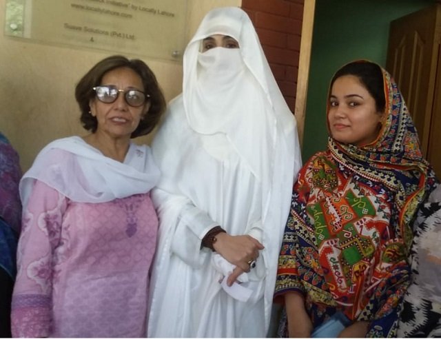 bushra maneka visits darul shafqat orphanage photo file