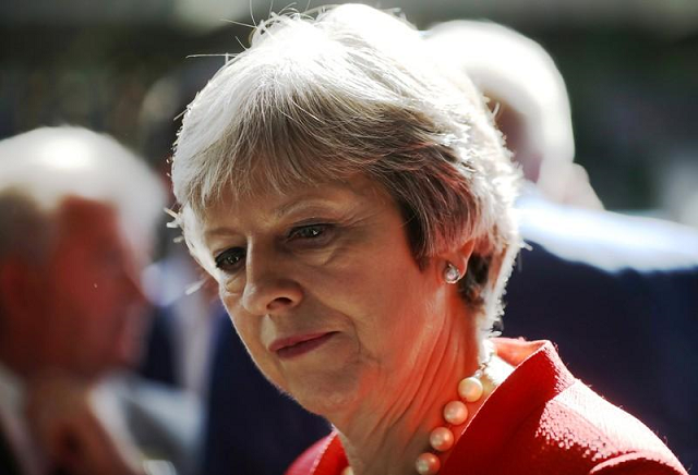 britain 039 s prime minister theresa may visits the royal welsh show in llanelwedd wales july 26 2018 photo reuters