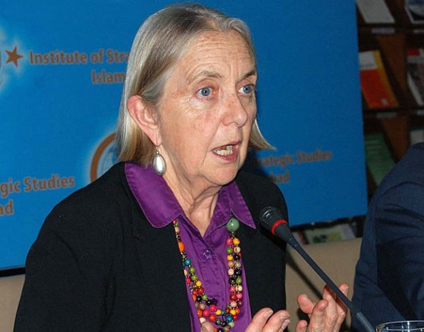 former australian senator lee rhiannon addressing a gathering in islamabad on monday photo app former australian senator lee rhiannon addressing a gathering in islamabad on monday photo app