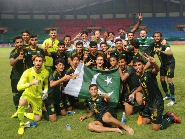 hassan bashir mohammad ali score in men in green s 2 1 win photo courtesy pff media hassan bashir mohammad ali score in men in green s 2 1 win photo courtesy pff media