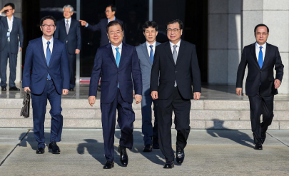 south koreans arrive in north amid stalled denuclearization talks south koreans arrive in north amid stalled denuclearization talks