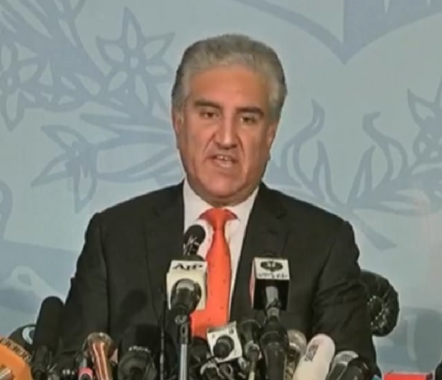 qureshi says the visit ended on a positive note as he was invited to washington screengrab