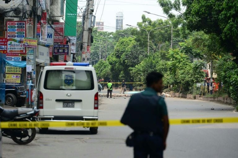 two suspected militants shot dead according to police reports photo afp