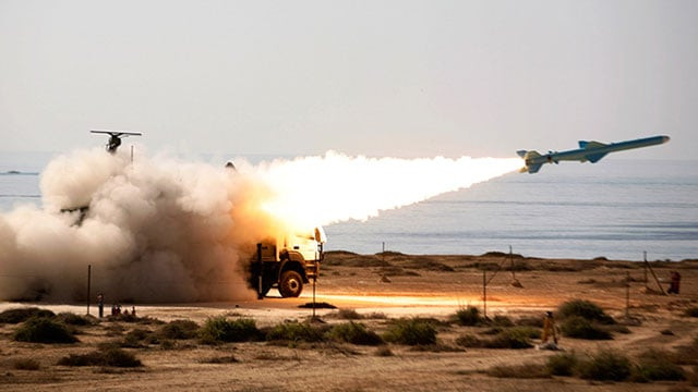 iran revolutionary guards claim missile attack photo afp iran revolutionary guards claim missile attack photo afp