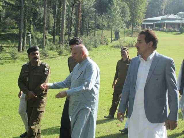 sarwar toured the murree residence and gave out the orders in this regard photo express