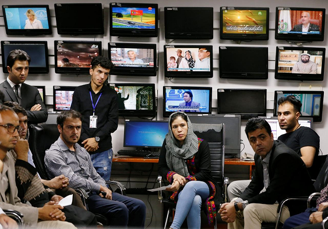 afghan journalists attend a meeting photo reuters afghan journalists attend a meeting photo reuters