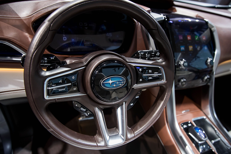 Interior of Subaru Ascent concept sport utility vehicle. PHOTO: AFP