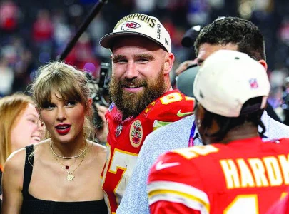kelce felt helpless when swift got booed at super bowl kelce felt helpless when swift got booed at super bowl
