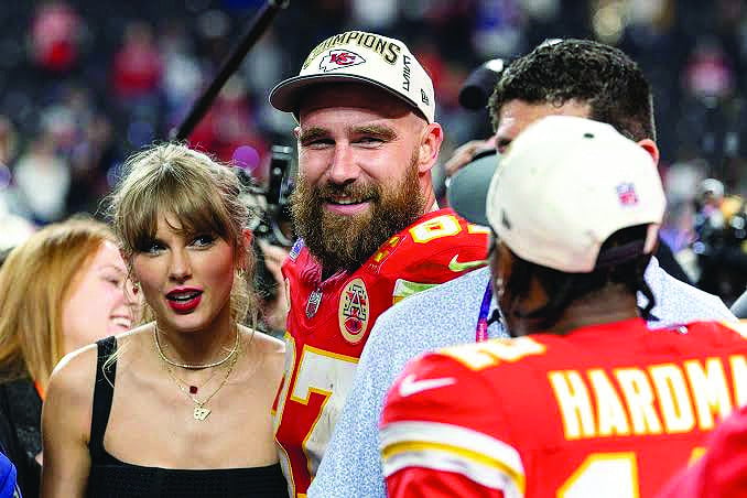 kelce began dating singer songwriter swift in 2023 photo file