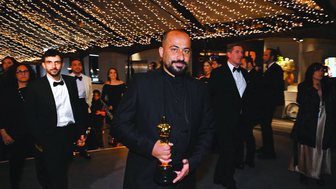 ballal said he had not expected such an attack after this year s oscar win photo afp ballal said he had not expected such an attack after this year s oscar win photo afp
