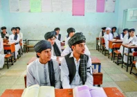 all schools in afghanistan must adhere to the updated uniform photo afp