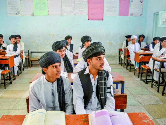 all schools in afghanistan must adhere to the updated uniform photo afp all schools in afghanistan must adhere to the updated uniform photo afp