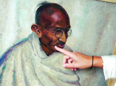 only known oil painting gandhi sat for heads for uk auction only known oil painting gandhi sat for heads for uk auction