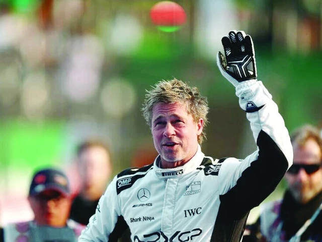 pitt plays an ageing driver on his comeback photo file pitt plays an ageing driver on his comeback photo file