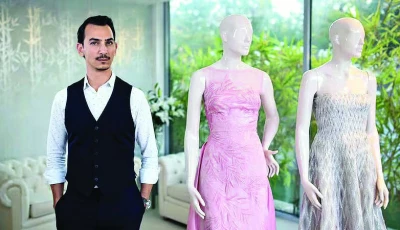 first syrian designer to debut on fashion s grandest stage